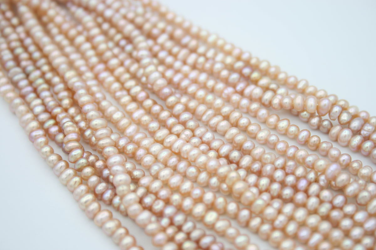 Loose Freshwater Pearls Strands Mauve