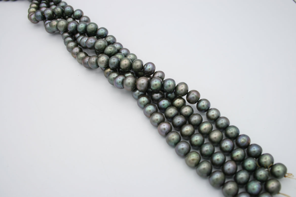 Loose Freshwater Pearl Strands Silver