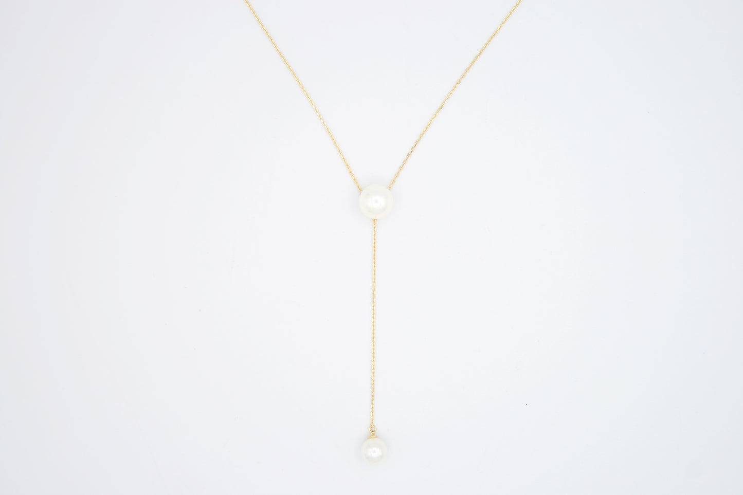 Madre Perla Lariat Necklace