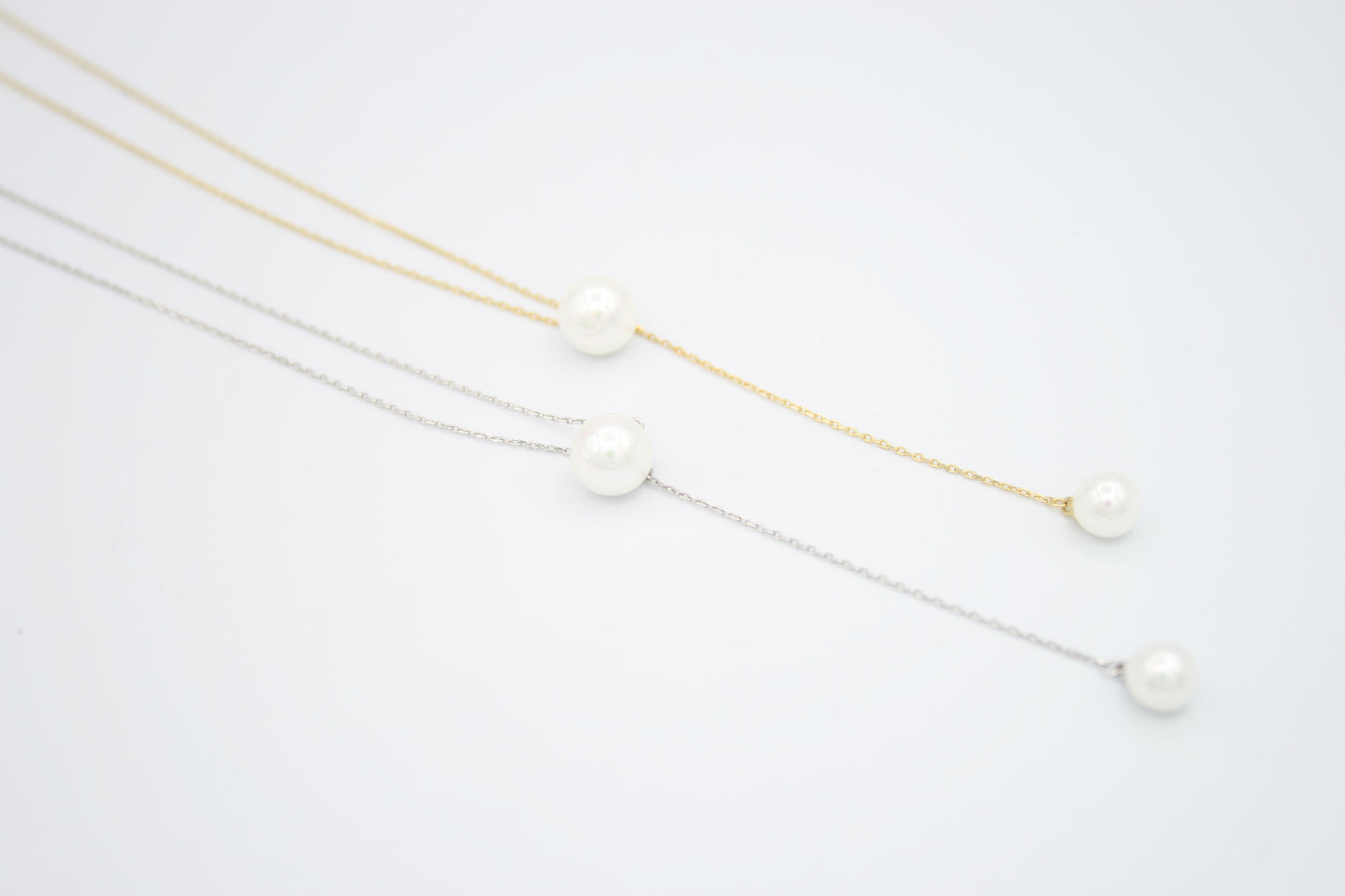 Madre Perla Lariat Necklace