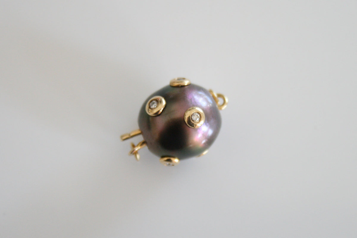 Diamond Pearl Clasp