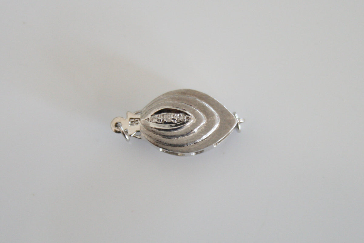 Marquise Box Clasp with Diamonds
