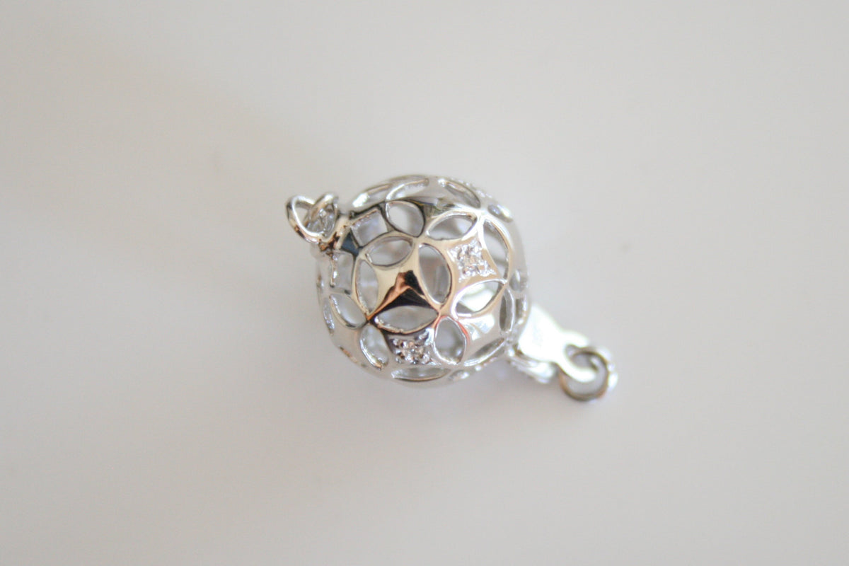 Sterling Silver Ball Clasp