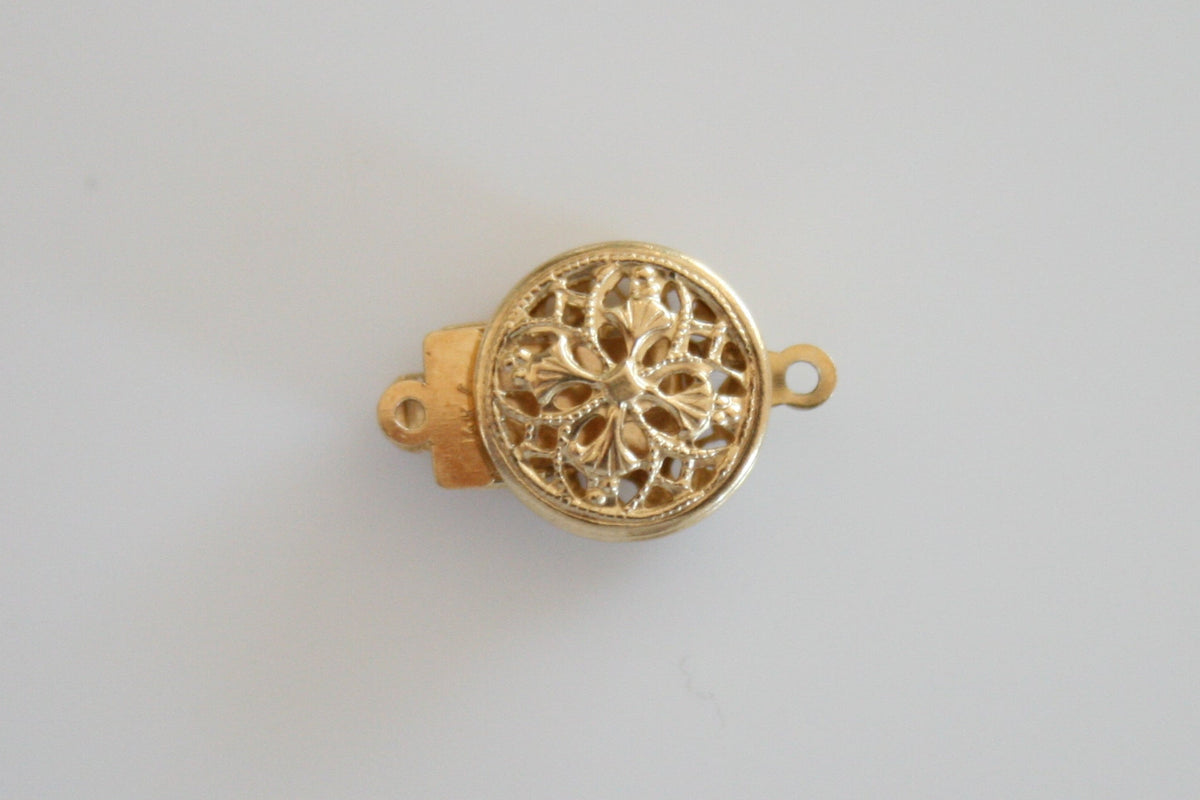 Round Filigree Box Clasp