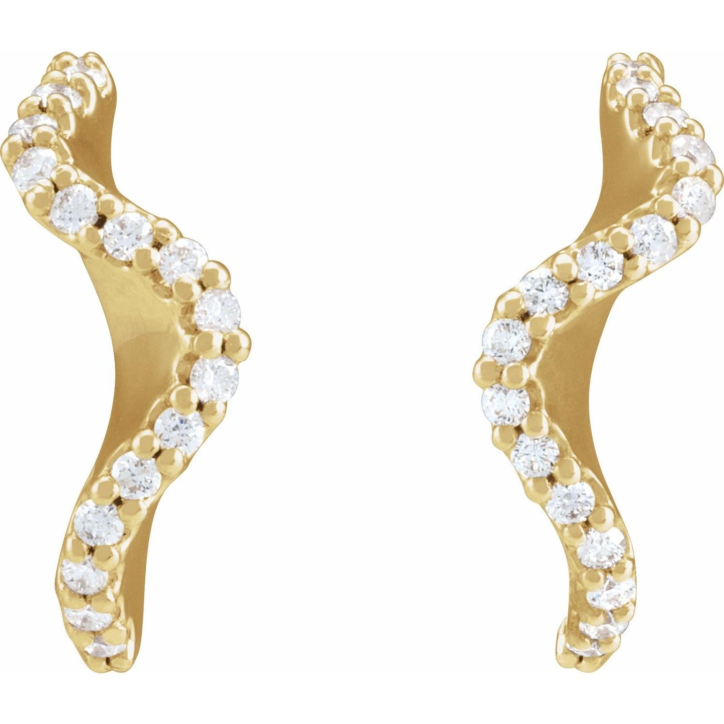 Descent Diamond Earrings