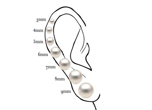 Black Freshwater Pearl Studs