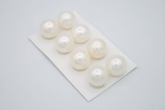 Loose Freshwater Pearls Half Drilled