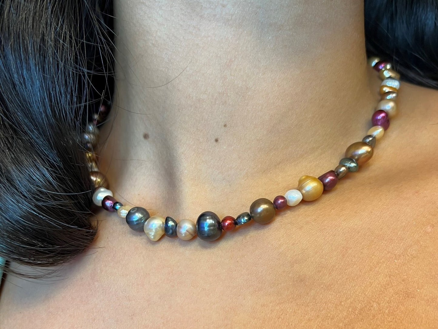 Candied Pearl Necklace