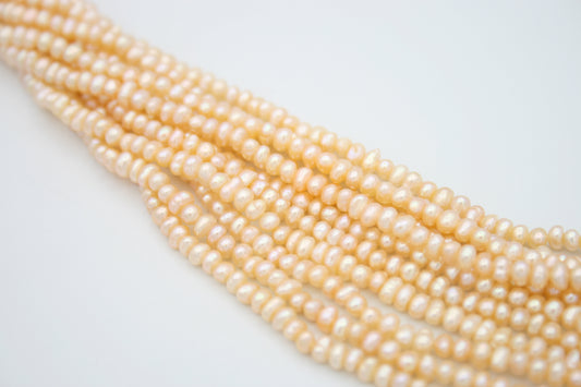 Loose Freshwater Pearls Strands Peach