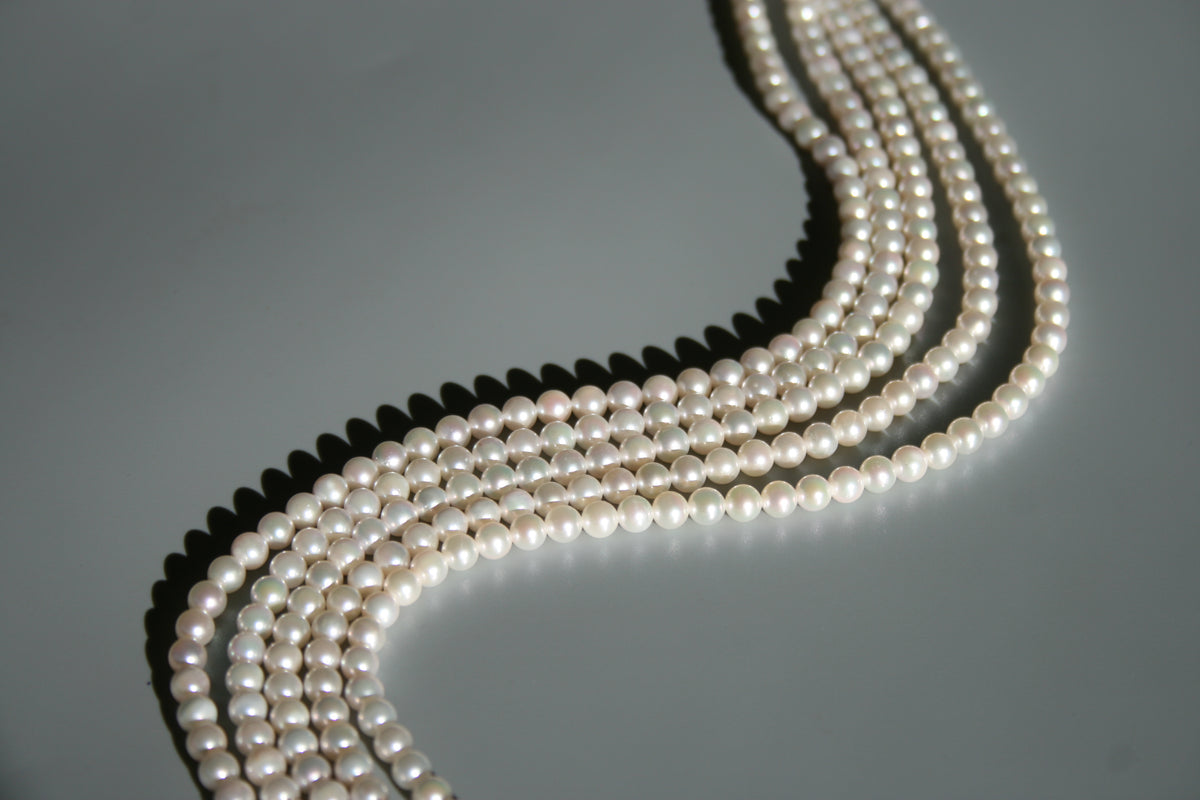 5.0-5.5mm Japanese Akoya Pearl Strand
