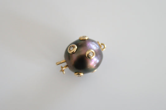 Diamond Pearl Clasp