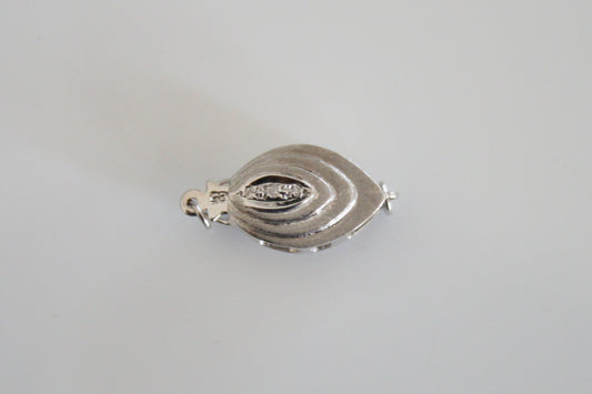 Marquise Box Clasp with Diamonds