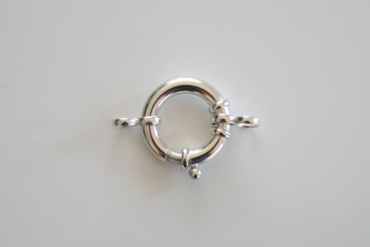 Sterling Silver Spring Clasp