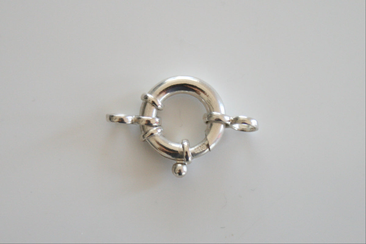 Sterling Silver Spring Clasp