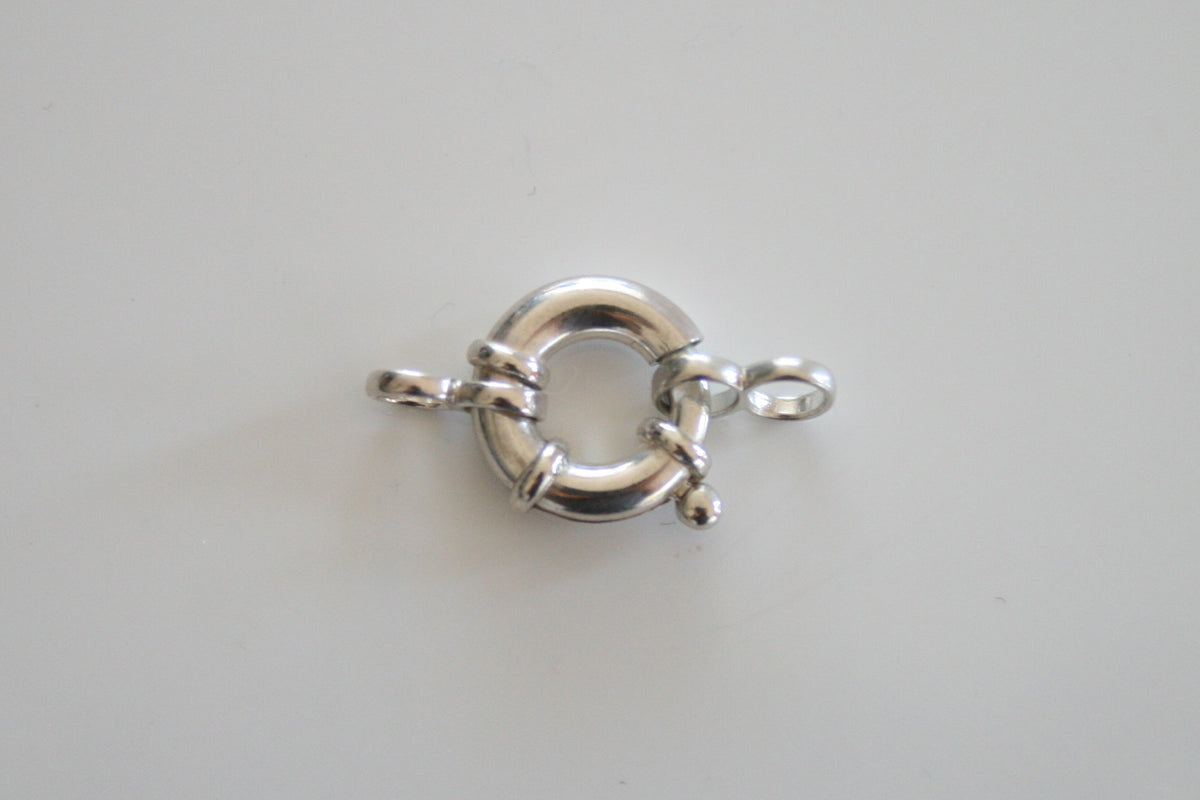 Sterling Silver Spring Clasp
