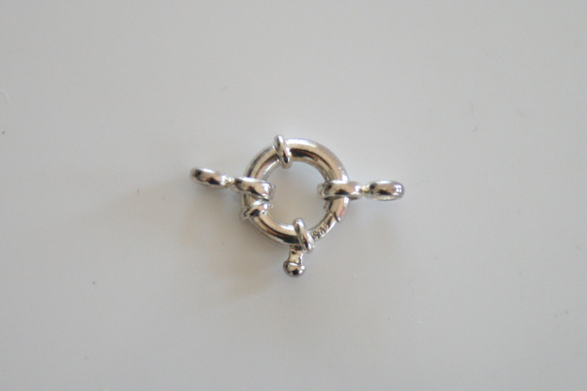 Sterling Silver Spring Clasp