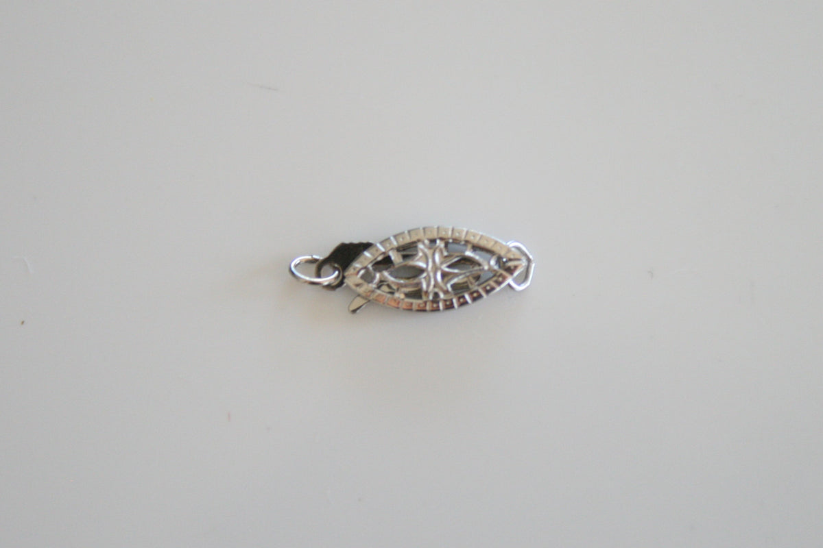 Filigree Sterling Silver Pearl Clasp