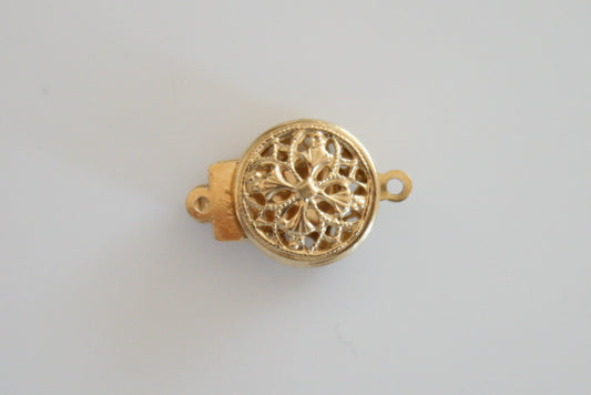 Round Filigree Box Clasp