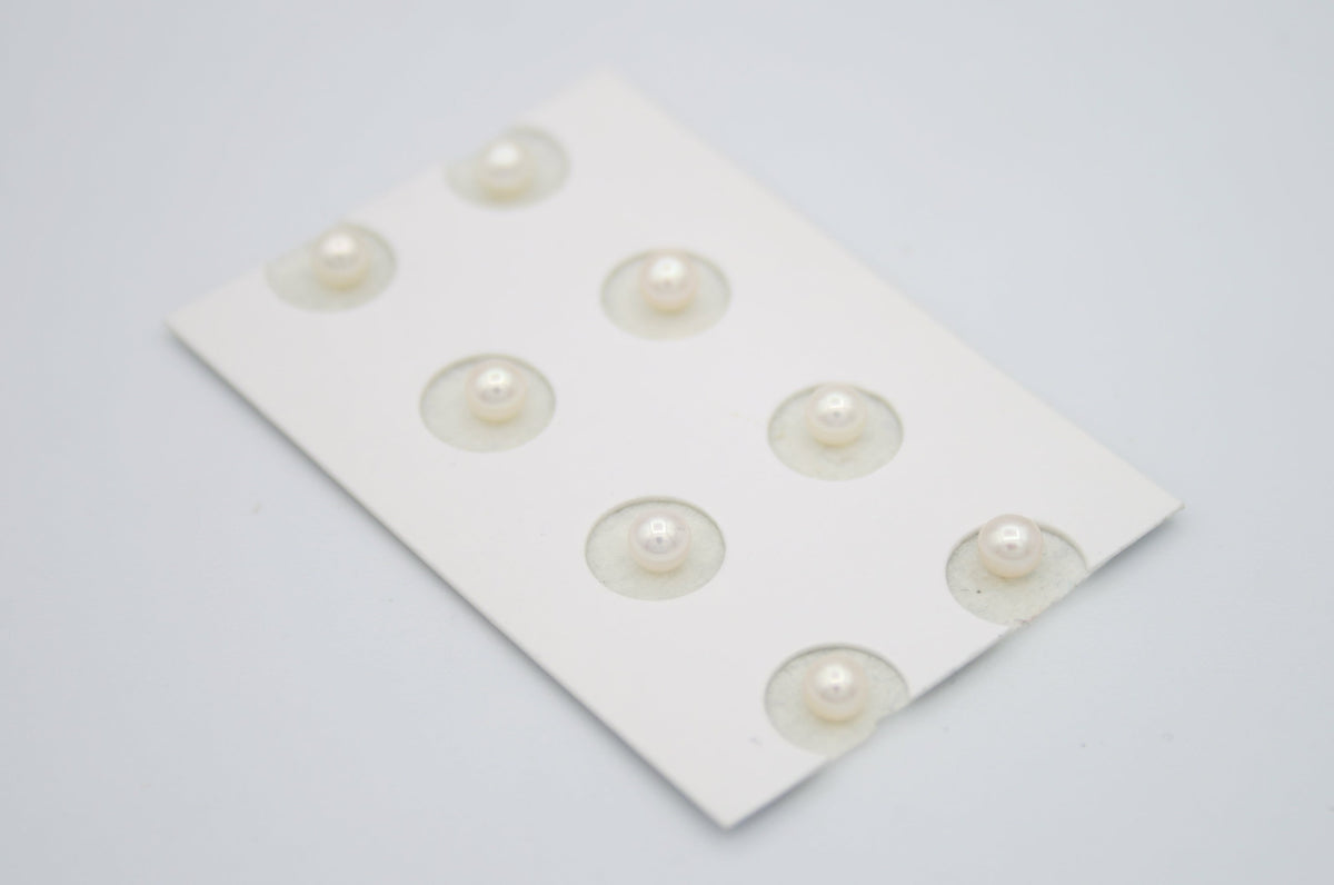 Loose Freshwater Pearls Half Drilled