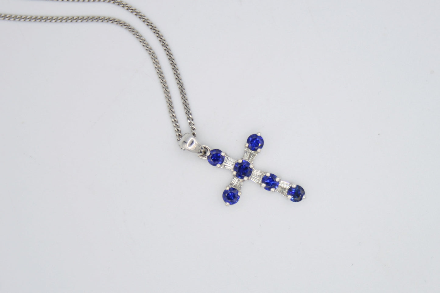 Sapphire and Diamond Cross