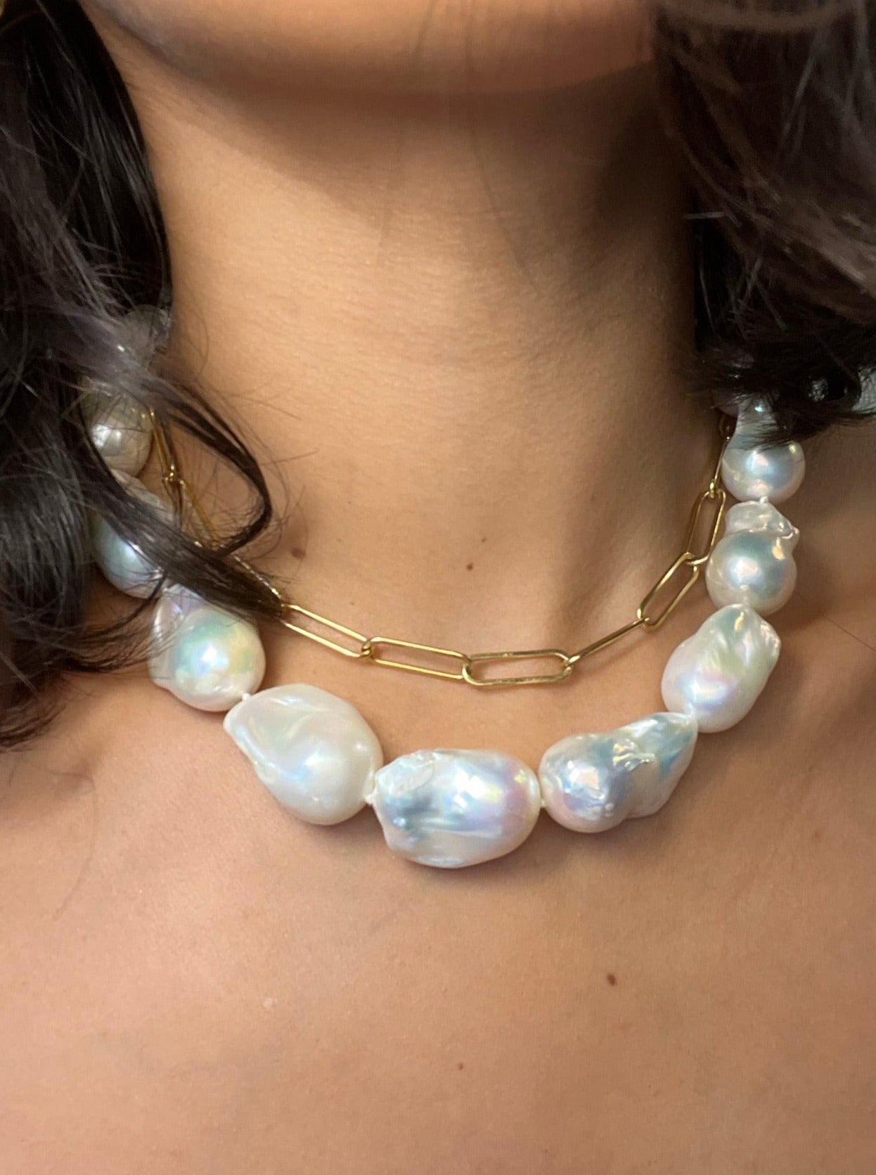 XXL Baroque Pearl Necklace