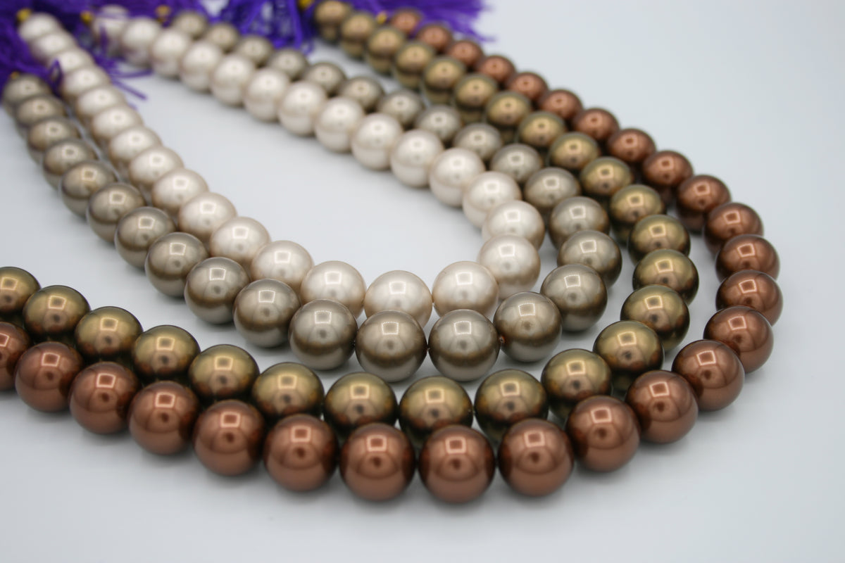 14mm Mother of Pearl Strands