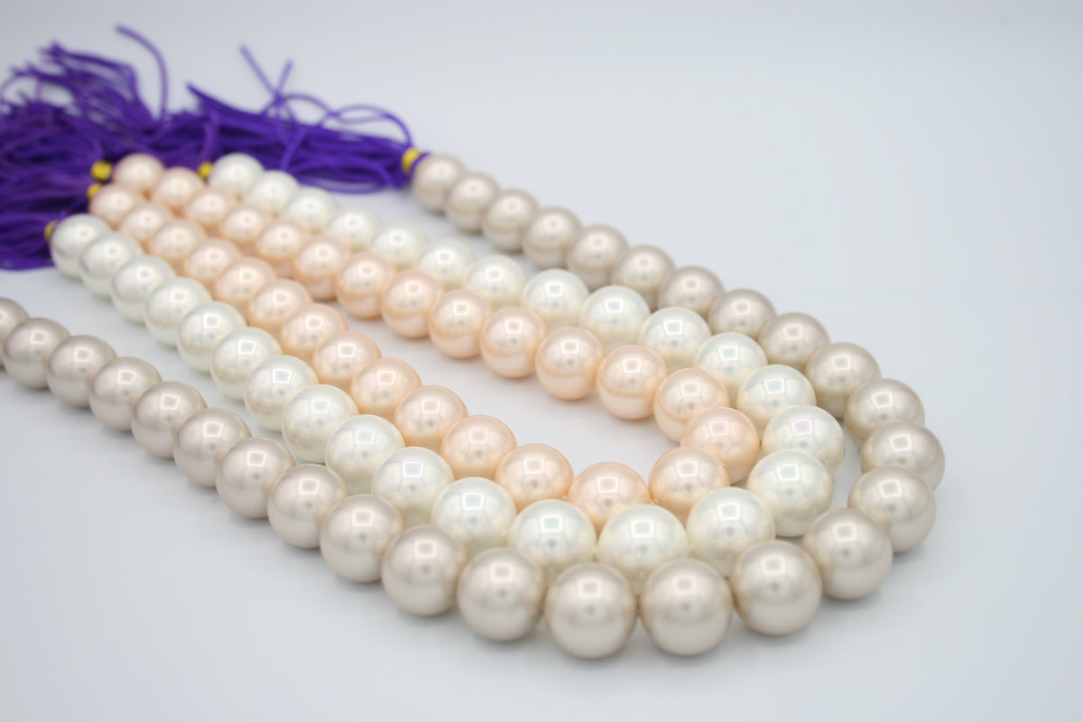 14mm Mother of Pearl Strands