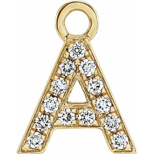 Diamond Initial Charm