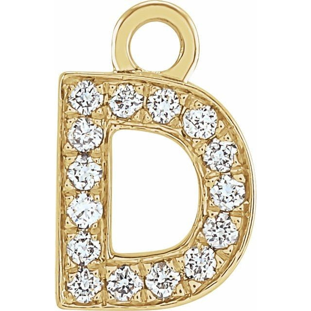 Diamond Initial Charm