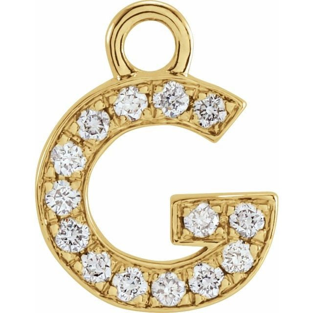 Diamond Initial Charm