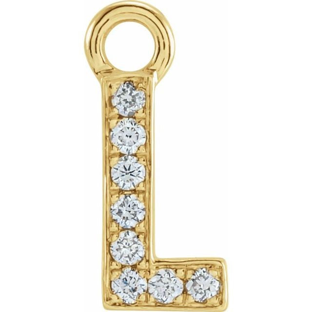 Diamond Initial Charm