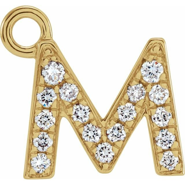 Diamond Initial Charm