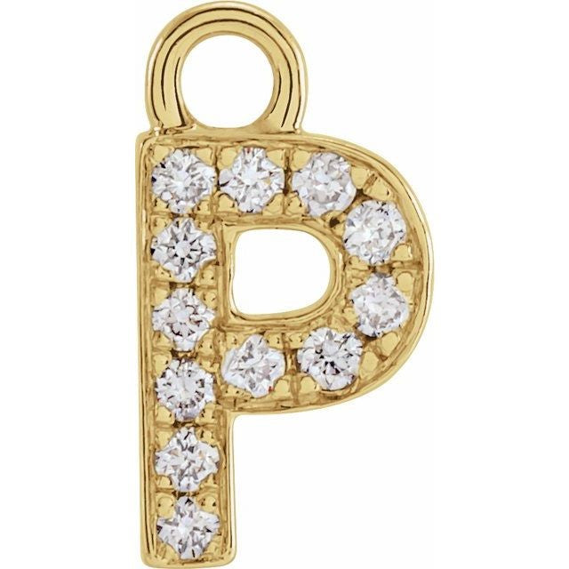 Diamond Initial Charm