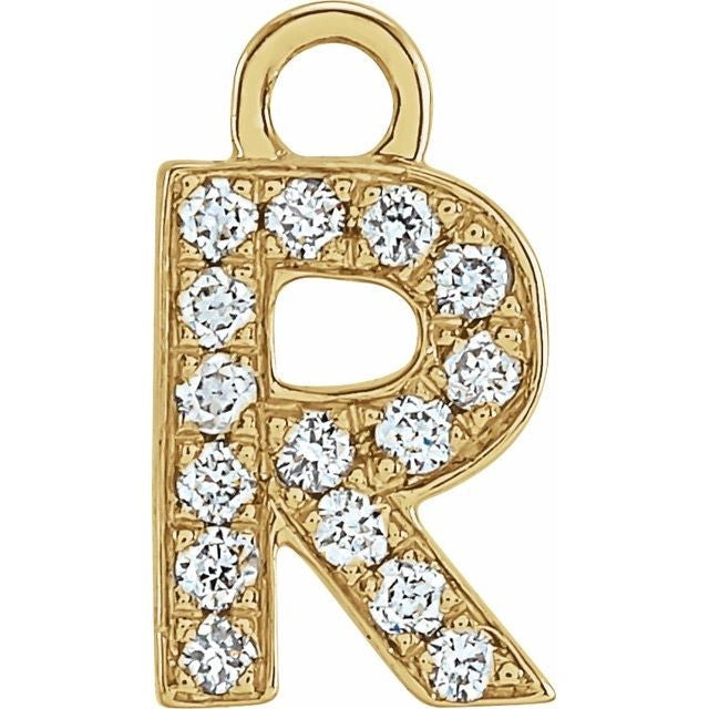 Diamond Initial Charm