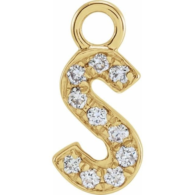 Diamond Initial Charm