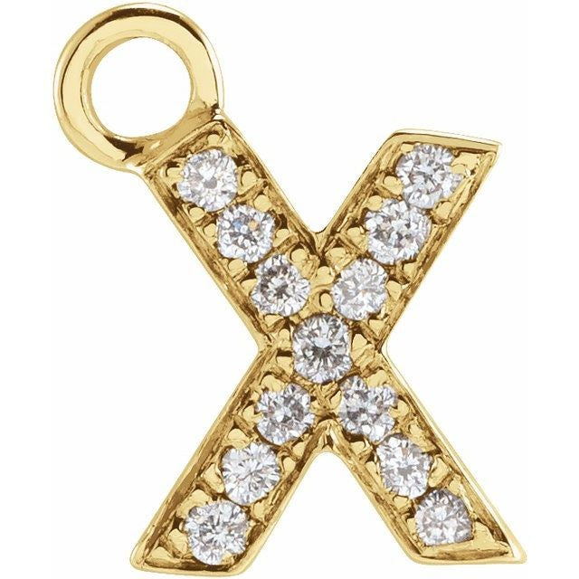 Diamond Initial Charm